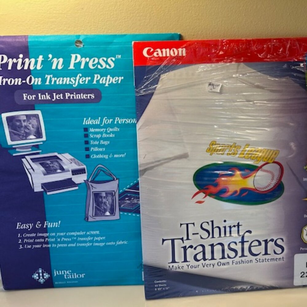 T-Shirt Transfers by Canon and June Taylor, 14 pages total